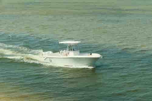 heading out to sea