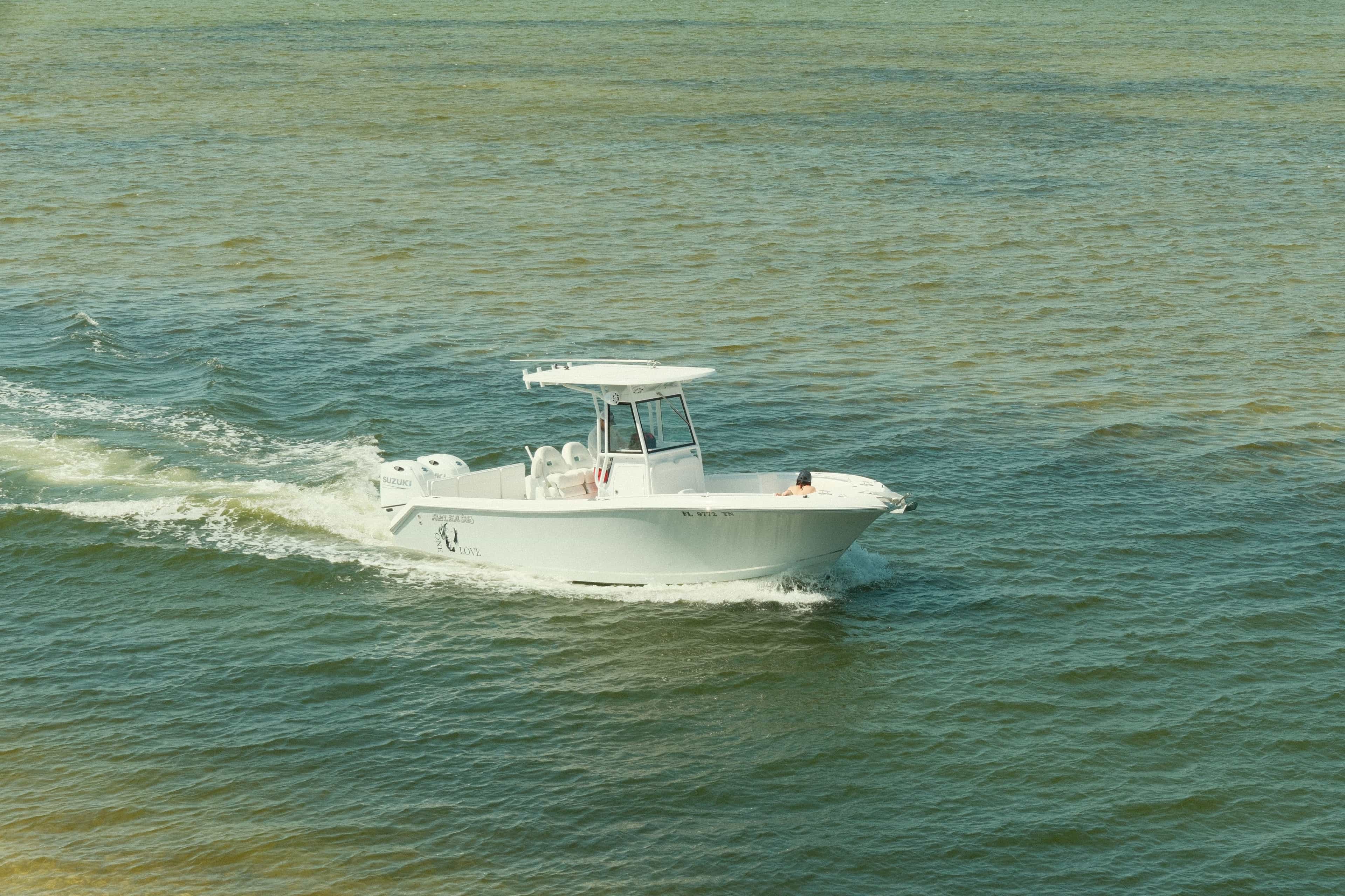 heading out to sea